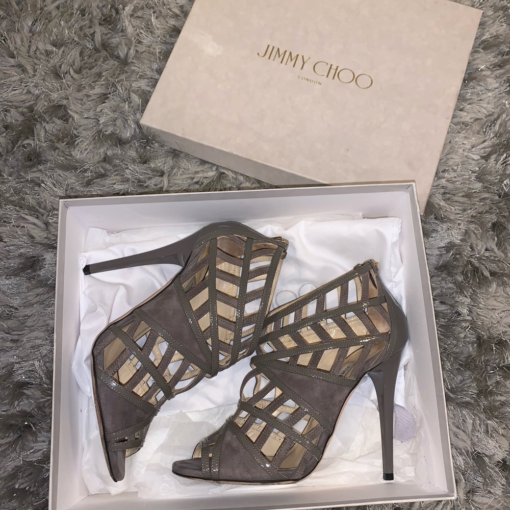 Jimmy Choo Grey Heels